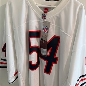 NFL White Jersey with Red and Blue Details